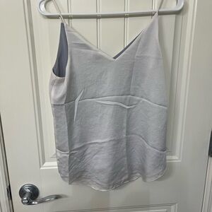 Elegant White:Gray Women's Top